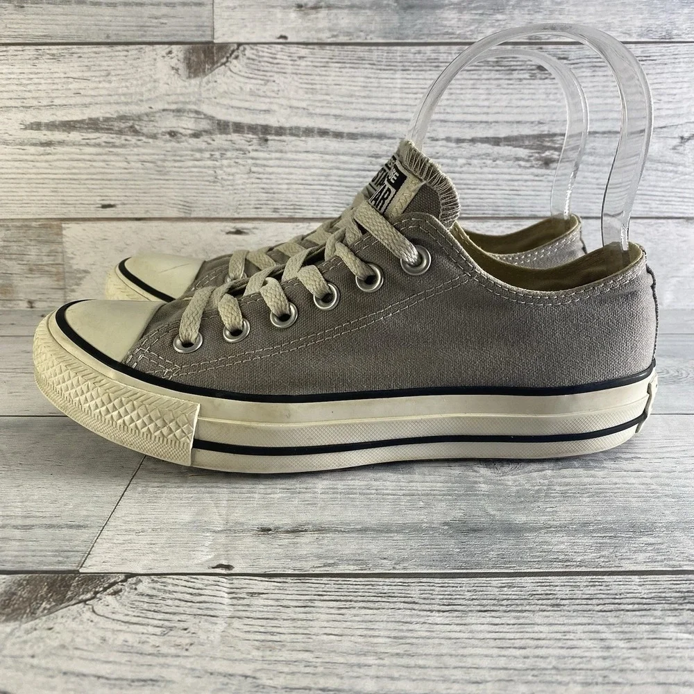 Converse Shoes W 7 M 5 Gray Chuck‎ Taylor All Star Canvas Sneakers Casual Nice